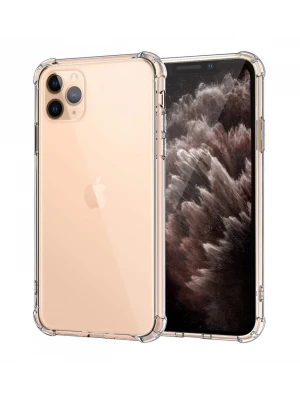 iPhone 11 Pro Anti Crash Darbe Korumalı Şeffaf Silikon Kılıf