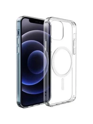 İphone 12 - 12 Pro Magsafe Sert Şeffaf Telefon Kılıfı