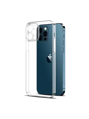 İphone 12 Pro Max 6,7 İnç Tıpalı Kamera Korumalı Silikon Kılıf