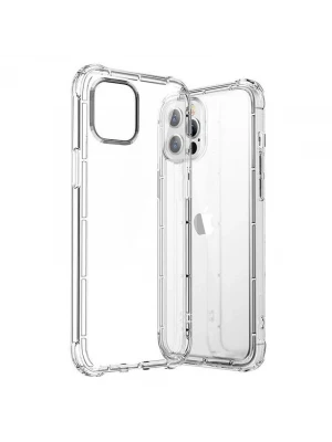 İphone 12 Pro Max Crystal Serisi Dayanıklı Sert Silikon Kılıf