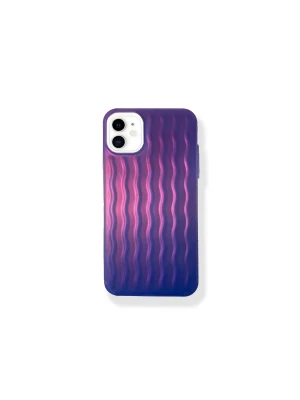İphone 13 Dalgalı Kabartmalı Silikon Wave Telefon Telefon Kılıfı