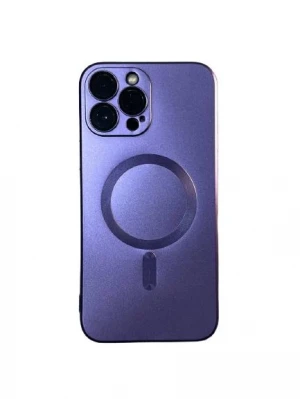 İphone 14 Pro Metalic Magsafe Silikon Kılıf