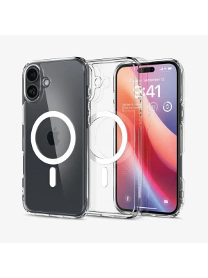 iPhone 16 Plus Kılıf Crystal MagSafe Özellikli Şeffaf