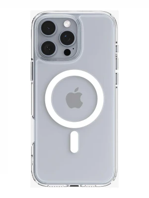 iPhone 16 Pro Kılıf Crystal MagSafe Özellikli Şeffaf