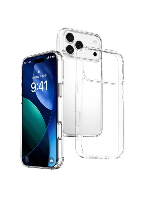 İphone 17 Pro Sert Şeffaf Telefon Kılıfı