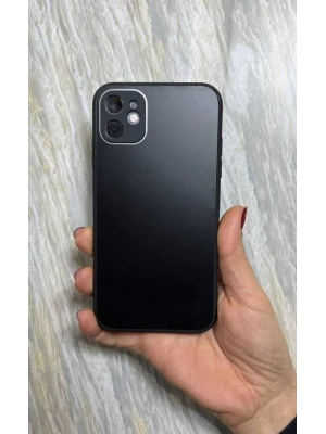 İphone 7-8 Plus Parlak Cam Kamera Korumalı Telefon Kılıfı