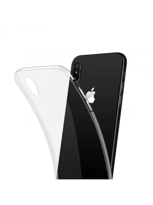 iPhone X Comely Series Şeffaf Silikon Cep Telefonu Kılıfı