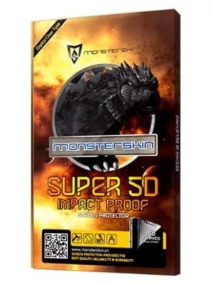 İPHONE X-XS MONSTER 5D SÜPER  EKRAN KORUYUCU JELATİN SİYAH
