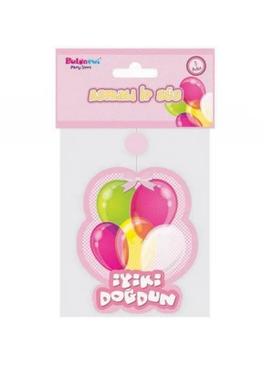 İyi Ki Doğdun Asmalı İp Süs Pembe