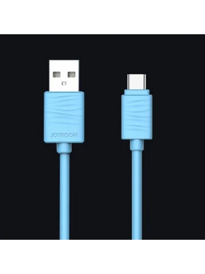 Joyroom JR-S118 Type-C USB Hızlı Şarj ve Data Kablosu 1m Mavi
