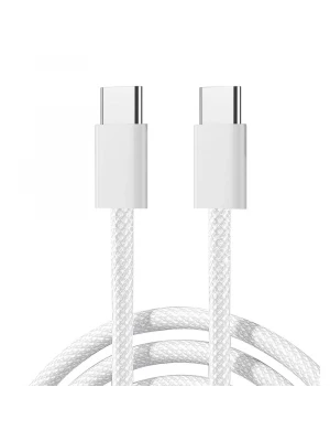 Joyroom S-A45 İphone Uyumlu Hasır Yeni Tip Type-cden Type-c Şarj Kablosu 60W