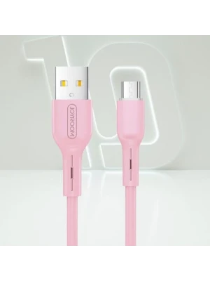 Joyroom S-M357S Mikro Şarj ve Data Kablosu 2A 1m Pembe