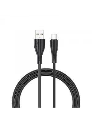 Joyroom S-M405 2.4A Type-C Şarj ve Data Kablosu PVC 1M Siyah