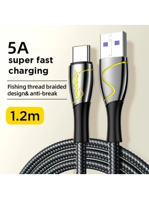 Joyroom Usb to Type-C Matal Kopmaz Kablo 2 M