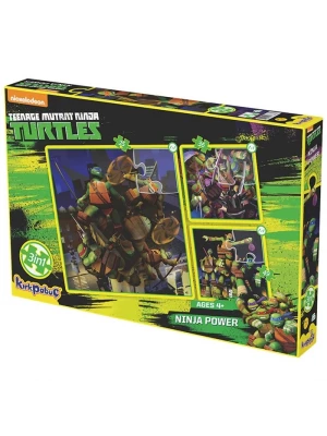 Kırkpapuç Ninja Turtles Ninja Power Çocuk Puzzle