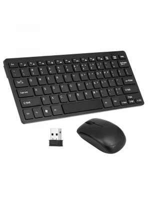 Klavye Mouse Seti 2.4G Wireless 78 Tuşlu Klavye Taşınabilir