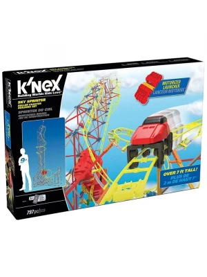 K’Nex Sky Sprinter Roller Coaster Seti (Motorlu) Thrill Rides Kne