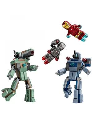 LEGO Marvel Iron Man ve War Machine Hammer Dronelara Karşı 76320