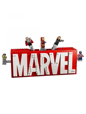 LEGO Marvel MARVEL Logosu ve Minifigürleri 76313