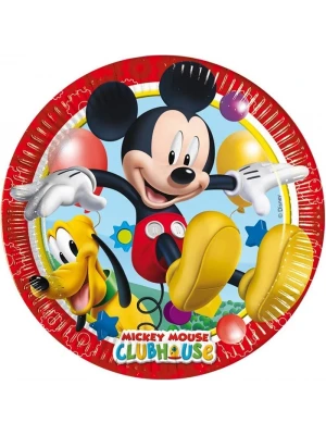 Mickey Mouse Kağıt Tabak 8’li