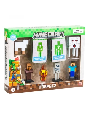 Minecraft 3D Figür Toppeez 8li Delüks Set MC2070 Model 1