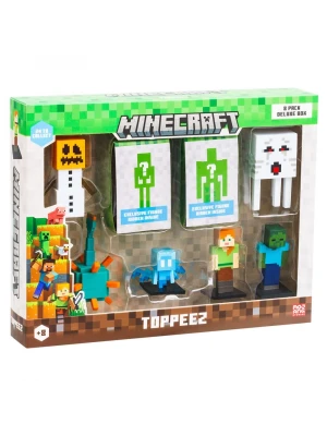 Minecraft 3D Figür Toppeez 8li Delüks Set MC2070 Model 4