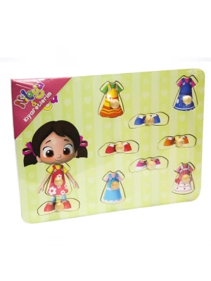 Niloya Ahşap Puzzle - Kıyafetlerim