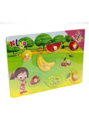 Niloya Ahşap Puzzle - Meyveler