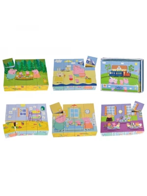 Peppa Pig Küp Puzzle 12 Parça