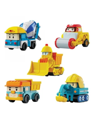 Robocar Poli Mini İnşaat Araçları 5li Set 0761
