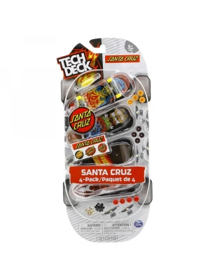 Tech Deck Santa Cruz Dörtlü Paket