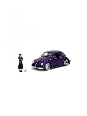 Wednesday Figürü ve Volkswagen Beetle Model Araba 35131