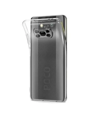Xiaomi Poco X3 Kamera Korumalı Şeffaf Tıpalı Silikon Kılıf