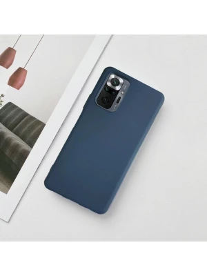 Xiaomi Redmi Note 10 Pro Lansman Likid Silikon Kamera Korumalı Kılıf