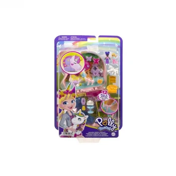 Polly Pocket Tek Boynuzlu At Ormanı Kompakt Oyun Seti