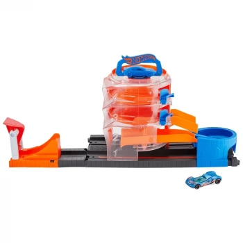 Hot Wheels Tekerlekli Yarış Dünyası Süper Spin Dealership Oyun Se