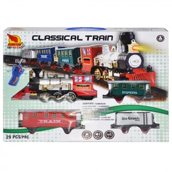 Sunman 29 Parça Sesli Ve Işıklı Tren Seti