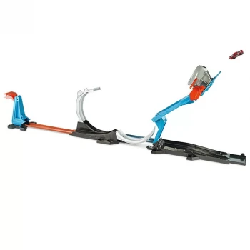 Hot Wheels Track Builder Süper Fırlatma Aksiyonu Yarış Seti