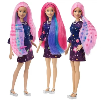 Barbie Renk Partisi Saçlar FHX00