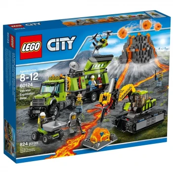 Lego City Volcano Exp Base 60124