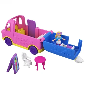 Polly Pocket Pollyville Araçları - Dondurma Kamyonu