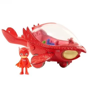 PJ Maskeliler Owlette Delüks Figür ve Araç Set