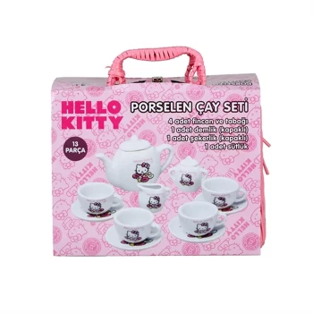 Hello Kitty Porselen Çay Seti 13 Parça