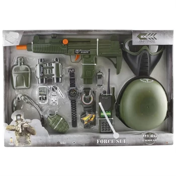 Combat Force Kask Ve Ekipman Oyun Seti