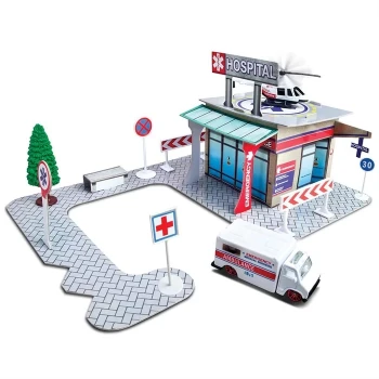 Maisto Fresh Metal Hastane Binası Oyun Seti