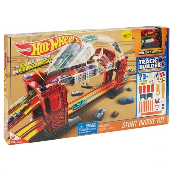 Hot Wheels Track Builder Bloklu Köprü Yarışı Oyun Seti