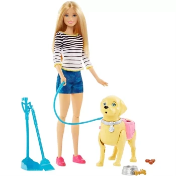 Barbie ve Tuvalet Eğitimindeki Köpeği Oyun Seti