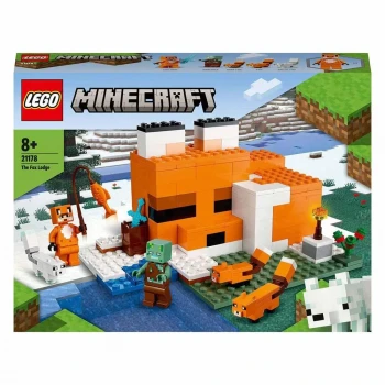Lego Minecraft Tilki Kulübesi 21178