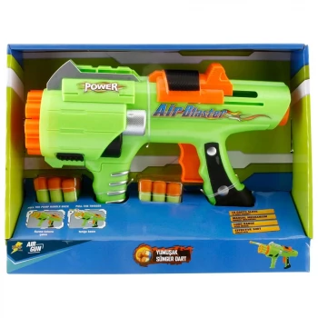 Sunman Air Gun 10 Slotlu Oyuncak Silah Yeşil