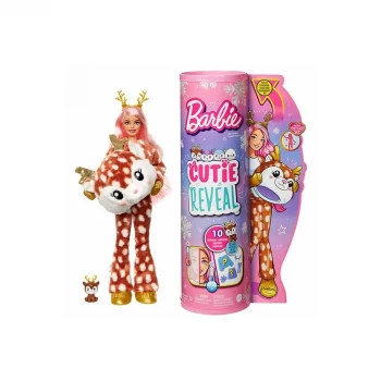 Barbie Cutie Reveal Snowflake Sparkle Bebekler - Geyik